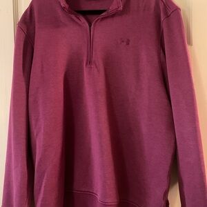 Under Armour Burgundy Quarter-Zip Top